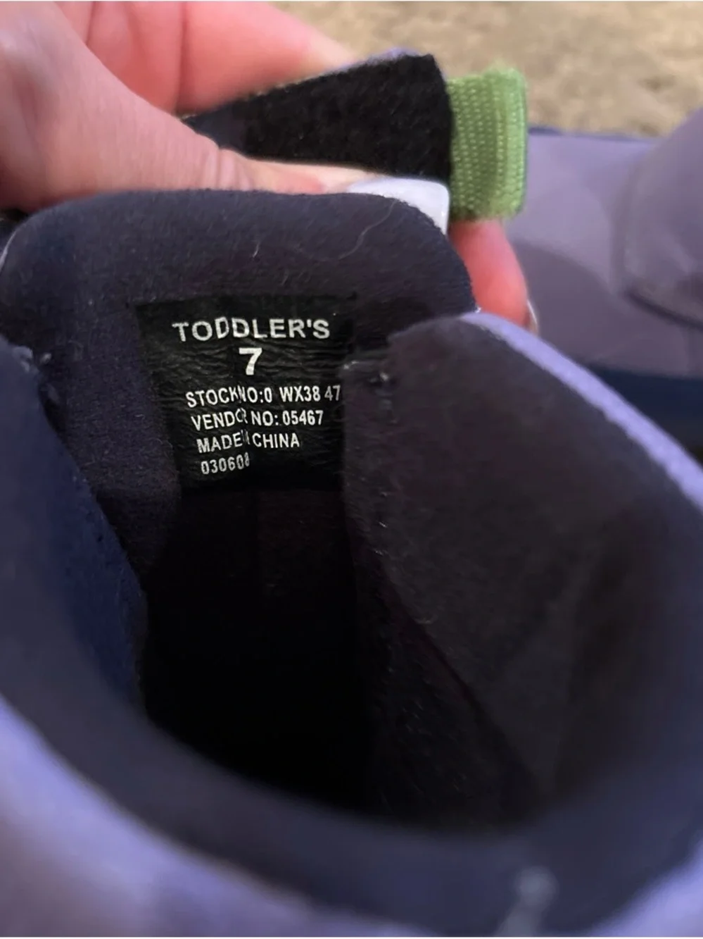 L.L. Bean Kids Lavender and Navy Snow Boots